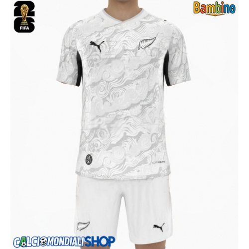 Maglie da calcio Nuova Zelanda Prima Maglia Bambino Mondiali 2026  Manica Corta + Pantaloni corti)